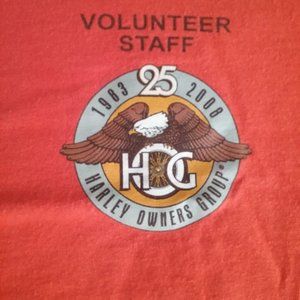 HOG 25th Anniversary Volunteer T-shirt